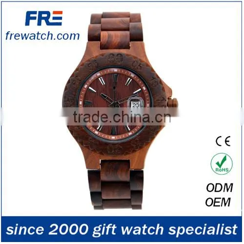 italy quality natural wooden watch antique color bewell wooden watch we wood watch