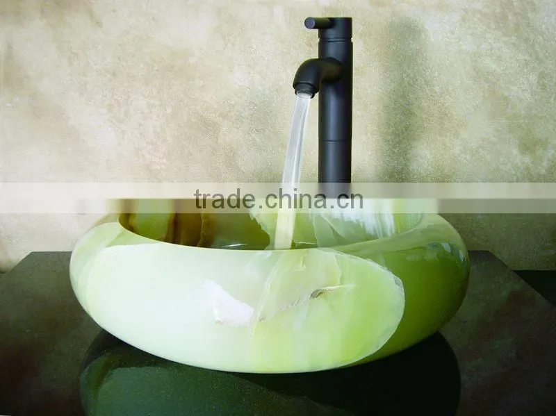 Green Onyx Pedestal Sink