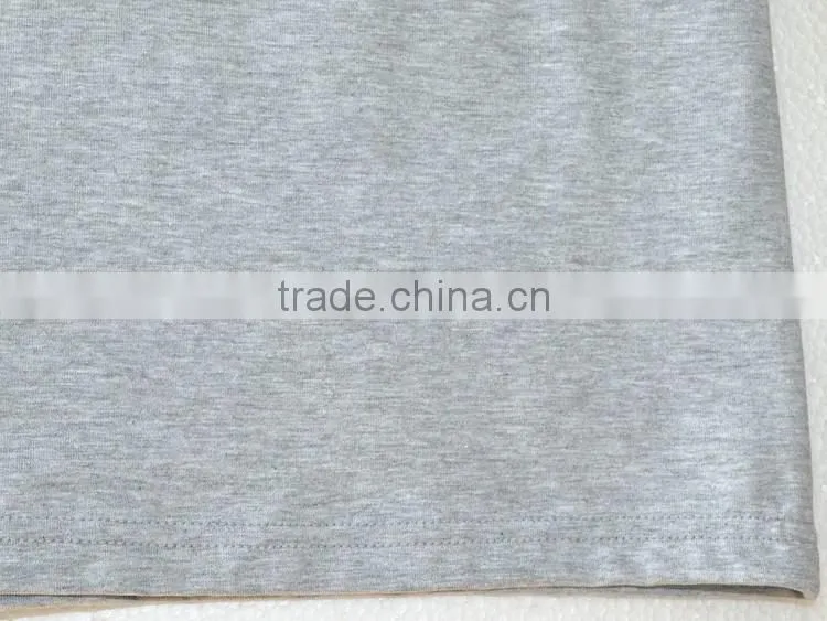 2015 Basic style of women tank tops with three little flowers print in the middle / soft and breathable to your body