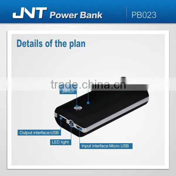 Portable rubber paint mobile battery charger power bank charger with OEM service PB023