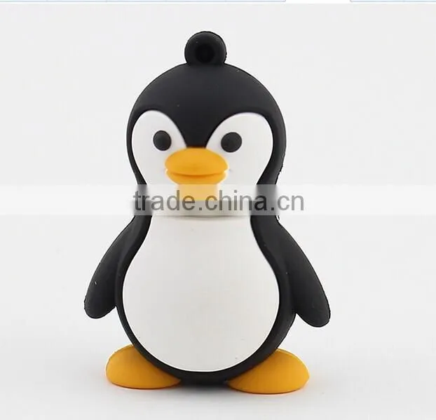 lovely pvc penguin usb flash drive
