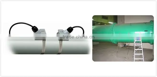 smart wireless plastic portable ultrasonic fuel consumption flowmeter