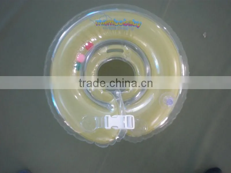 Inflatable baby swim neck float collar