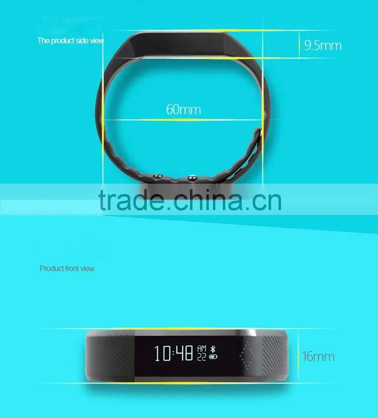 2015 Digital Fitness Smart Bracelet Bluetooth, Silicone Wristband Pedometer,Sedentary Reminding Smart Bracelet Watch