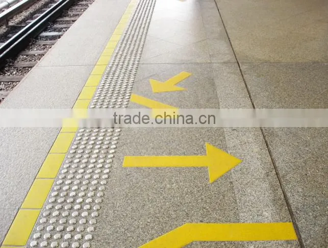 Anti-slip high quality new design stainless steel tactile indicator for disabled