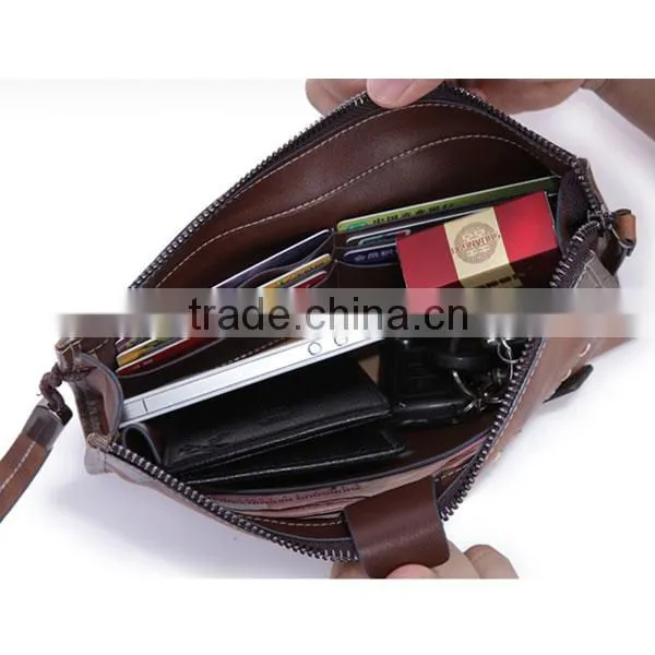 wholesale custom men's clutch bag and leather clutch bags for men