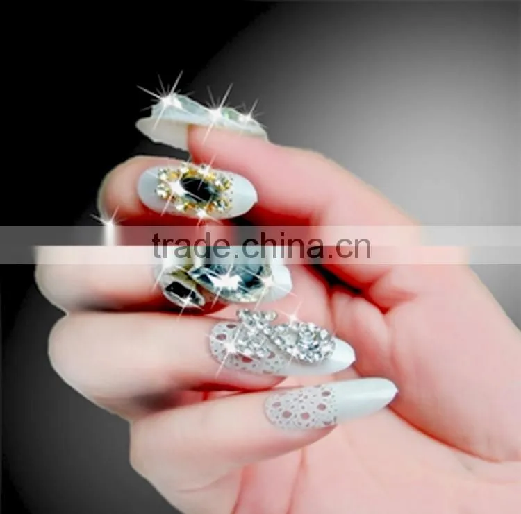 Small MOQ self-adhesive acrylic rhinestone sticker