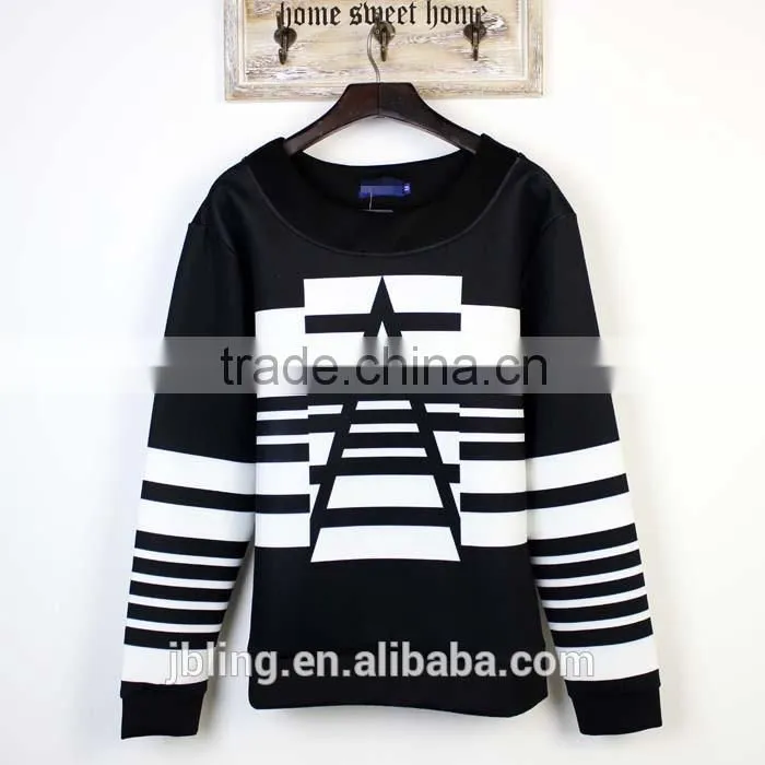 custom irregular pattern printed sweatshirt