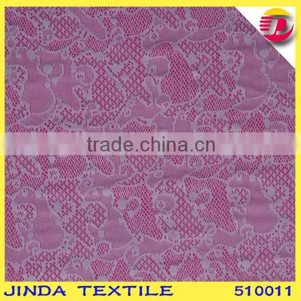 2013 floral allover Nylon Spandex lace fabric for dress