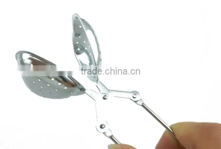 2015 hot sell heart tea strainer stainless steel