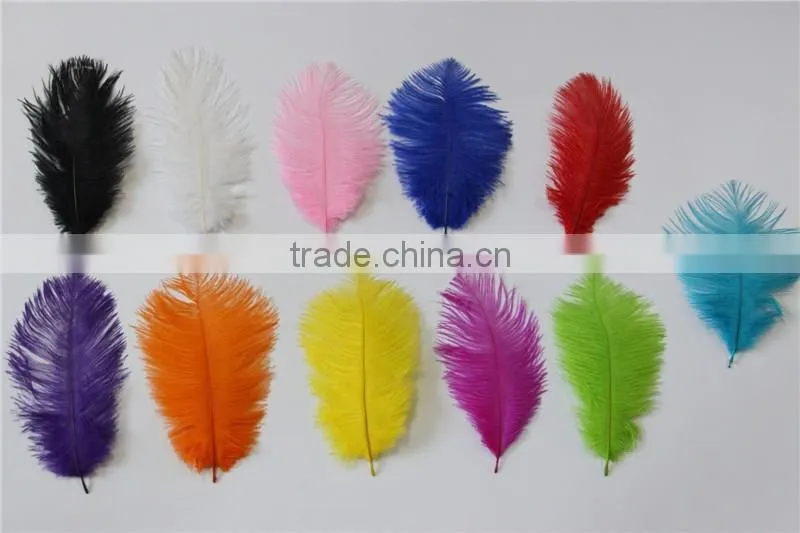 Wholesale Natural Craft Small Pink Ostrich Feather Bulk Fabric For Wedding Supplies Decoration