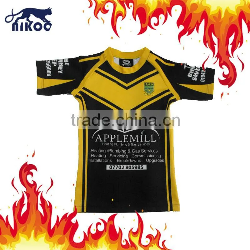 High tech custom made sublimated rugby top,national rugby jerseys