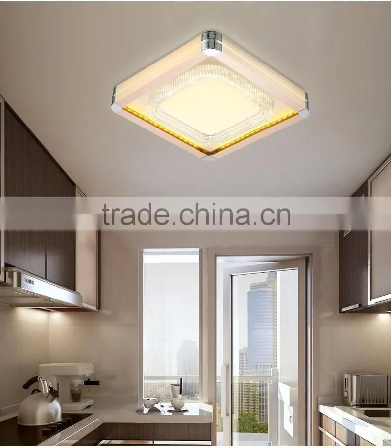 2016 New Design square aluminum led ceiling light 750X750mm