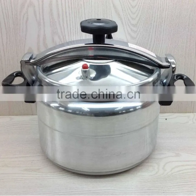 2016 hot sale aluminium pressure cooker with polishing finish outer and sanding finish inner 3L-15L