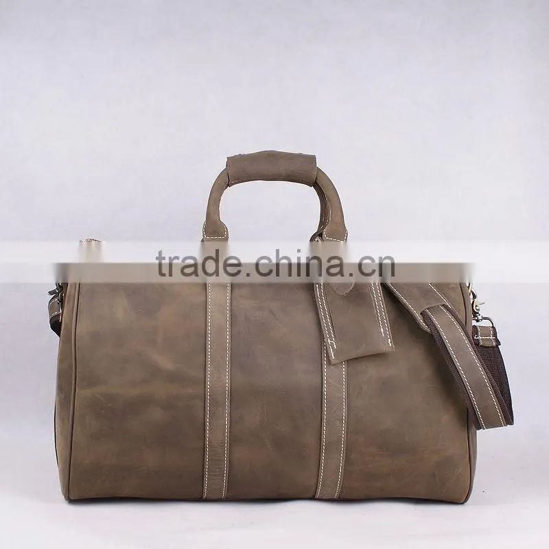 Fashion Wholesale 2015 Men Leather Travel Bag, Hotest Sale Travel Bag