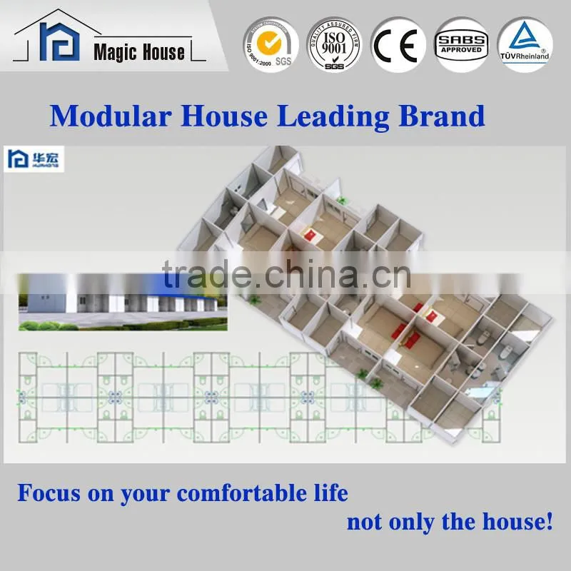 prefab house designs for kenya/module steel frame prefab house for domitory building/tiny house