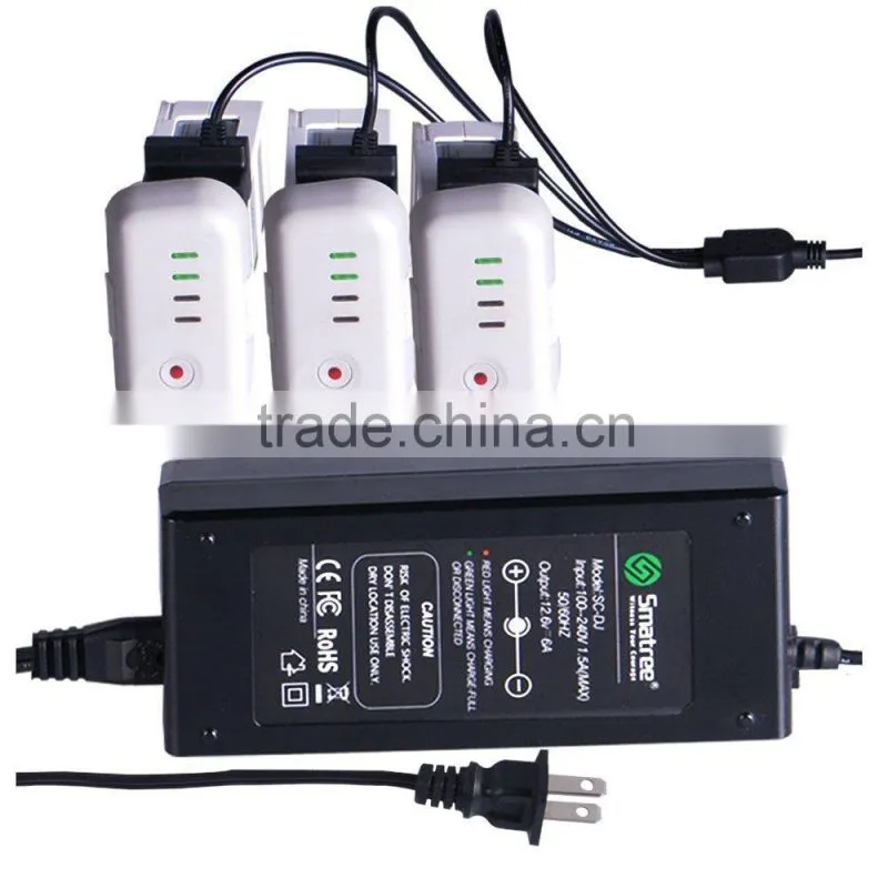 Smatree SmaPow DJI 3-Channel Rapid Battery Charger for DJI Phantom 2&Vision