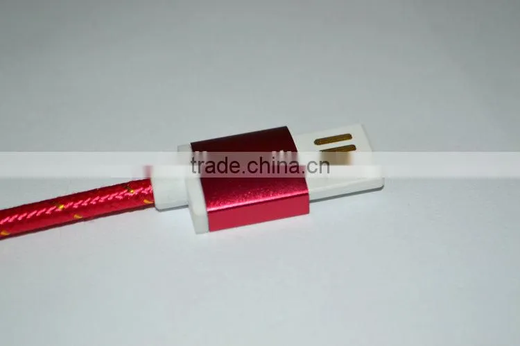 nylon braided usb cable fabric for travel charger usb