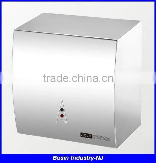 stainless steel auto cut paper dispenser without power, wall mouted auto cut paper towel dispenser