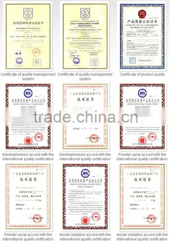 aluminum extrusion profile industrial profile 6063 6061 Anodized