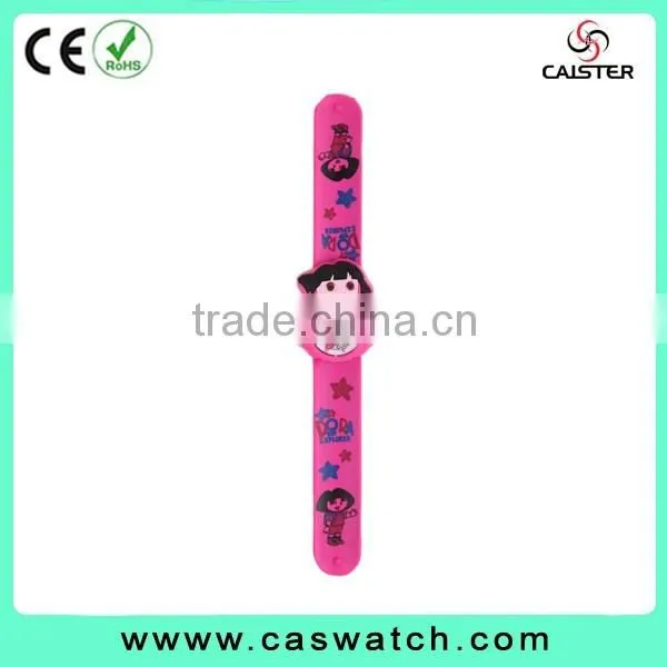 2016 timepieces , full printed slap watch, popular colorful cartoon kid's watch, 3D hotsale lovely slap watch