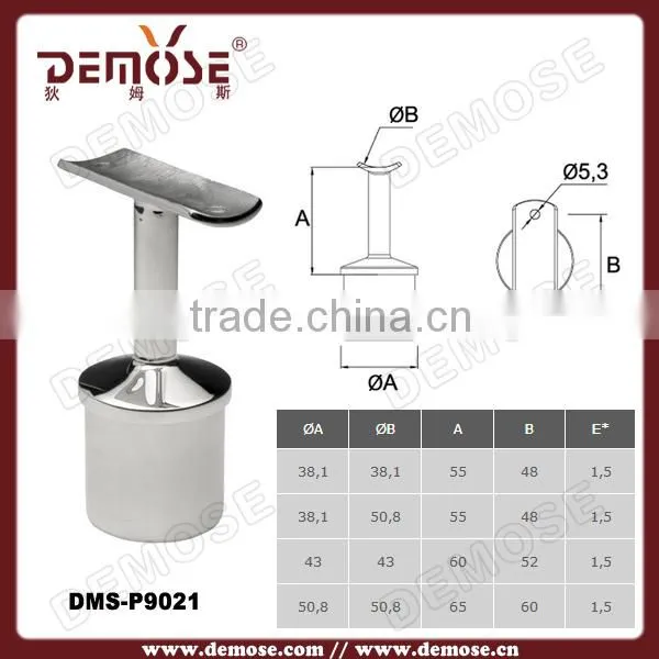 high quality stainless steel 316 handrail glass holder