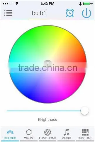WiFi led bulb Smartphone Controlled Bluetooth LED Smart lighting