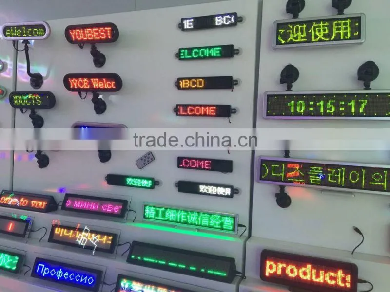 removeable led display led message screen sign board mini hotel led sign