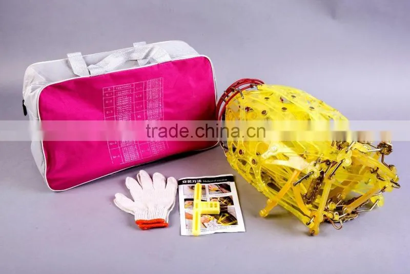 Rubber snow chain tyre protection chain