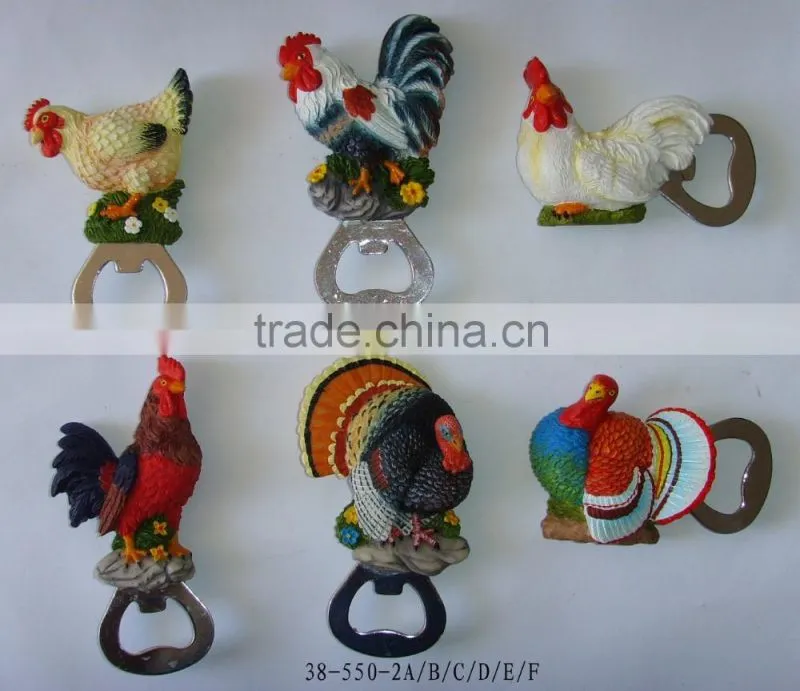 new year gift chicken opener with magnet