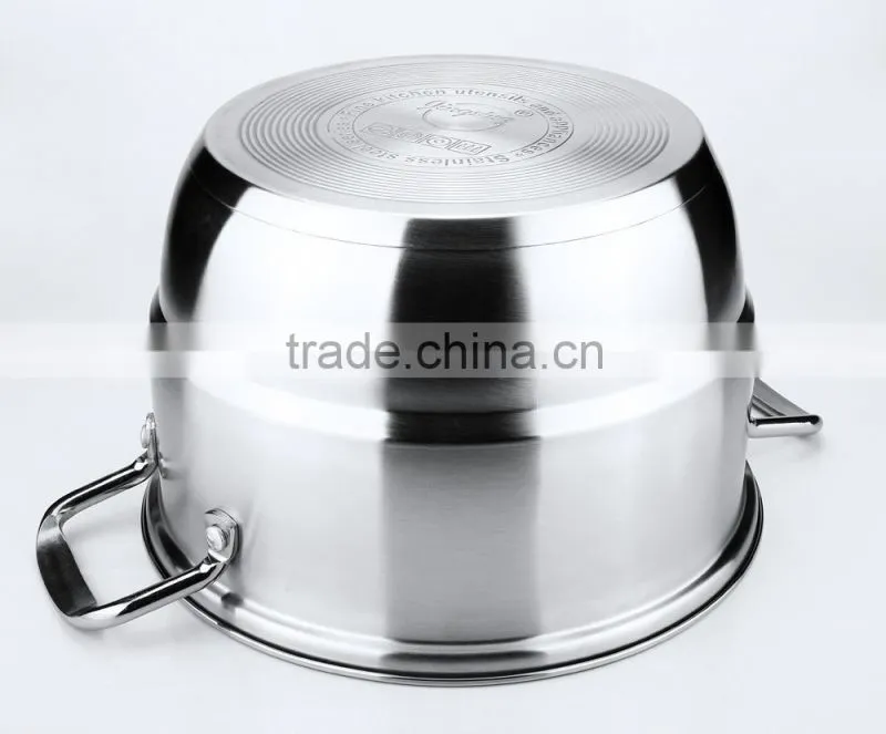 eco friendly large stainless steel soup boiler pot 2015 new and hot product