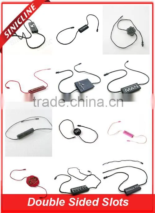 Sinicline Red Blank Plastic Seal Tag In Stock/Cheap Seal tag