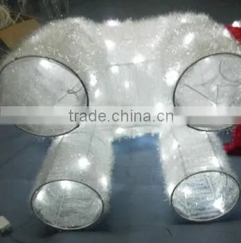 High:55CM 100LED 3d acrylic motif bear with light
