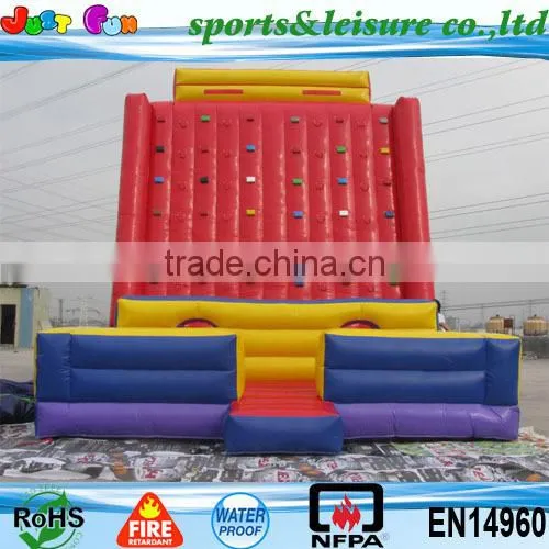 Outdoor inflatable climbing walls ,giant inflatable rock climbing wall,inflatable sport wall for kids