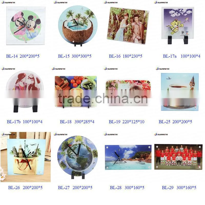 blank sublimation material glass cutting board for sale