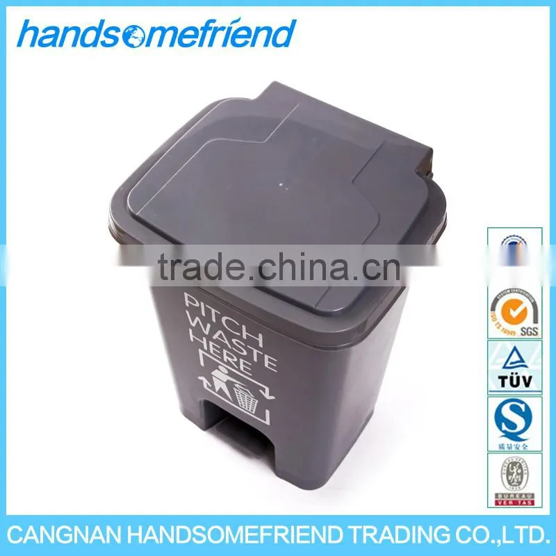 25 liters waste bin hotel room,foot pedal garbage bin,