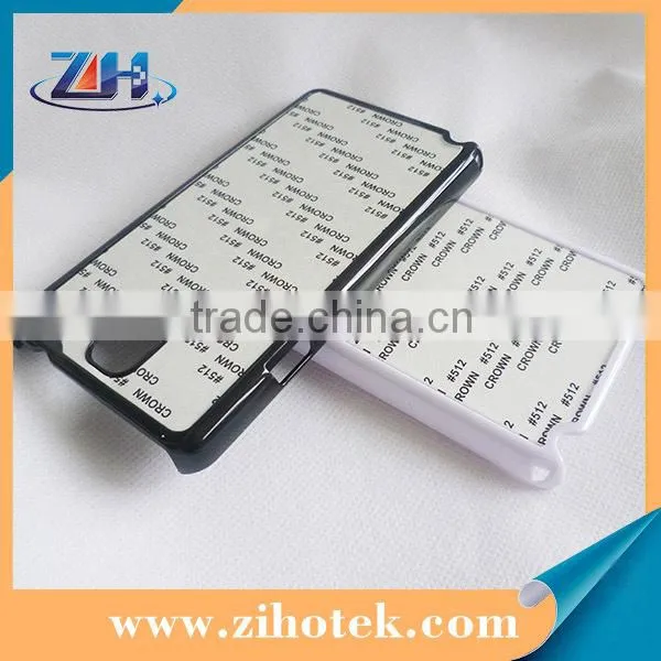 PC sublimation blank case for Samsung Note 3 with aluminum inserts
