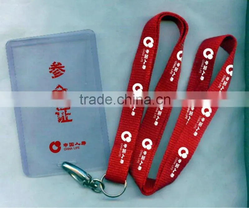 Promotional polyester lanyard with swivel hook