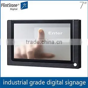 Flintstone 7" marketing digital signage player indoor, lcd displayer advertising, non-stop loop-playing lcd monitor