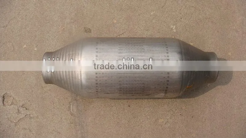 High quality Oval auto engine exhaust manifold metal universal catalytic converter