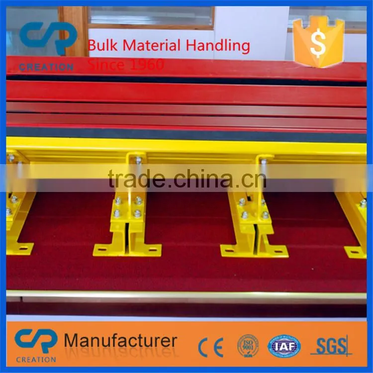 Best quality Conveyor Impact Bed with Impact Bar for belt conveyor