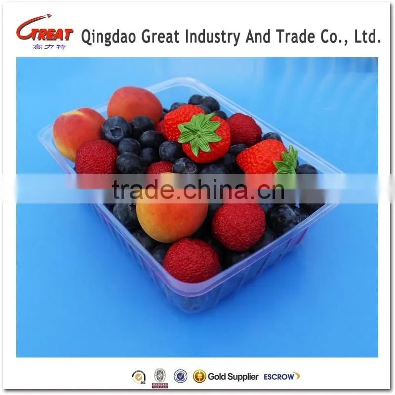 Clear Fruit Plastic Box Cherry Tomato Fruit Packaging Tray