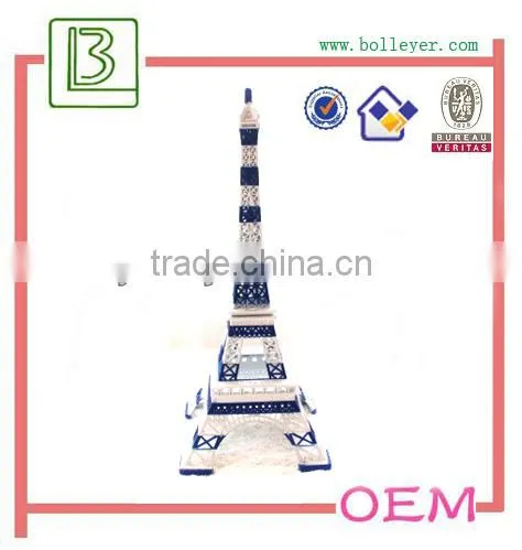 Custom different size metal eiffel tower