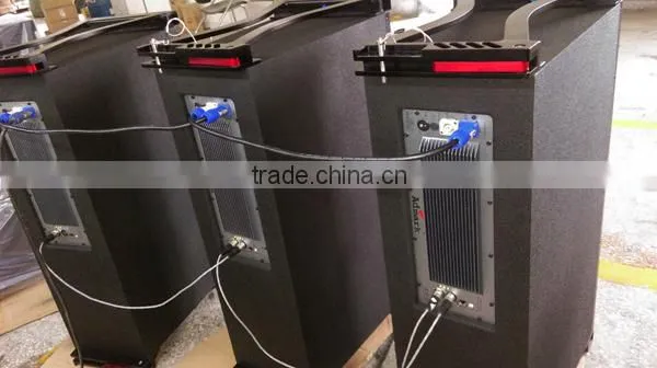 3-way class D power plate amplifier module for speakers with DSP