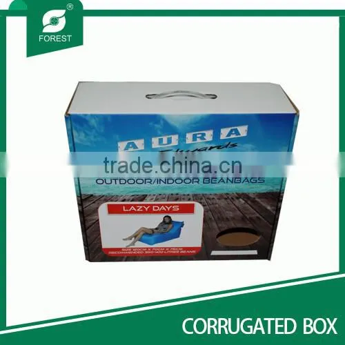 Corrugated paper box packaging box for life buoy