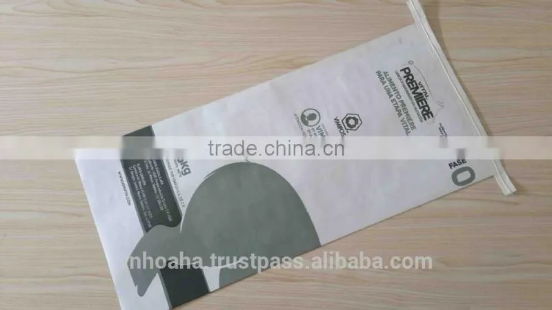 kraft paper and pp compound bag, multiwall paper bag