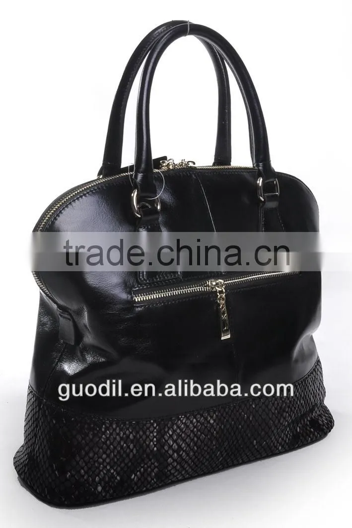 Brand name newest fashion genuine handbag