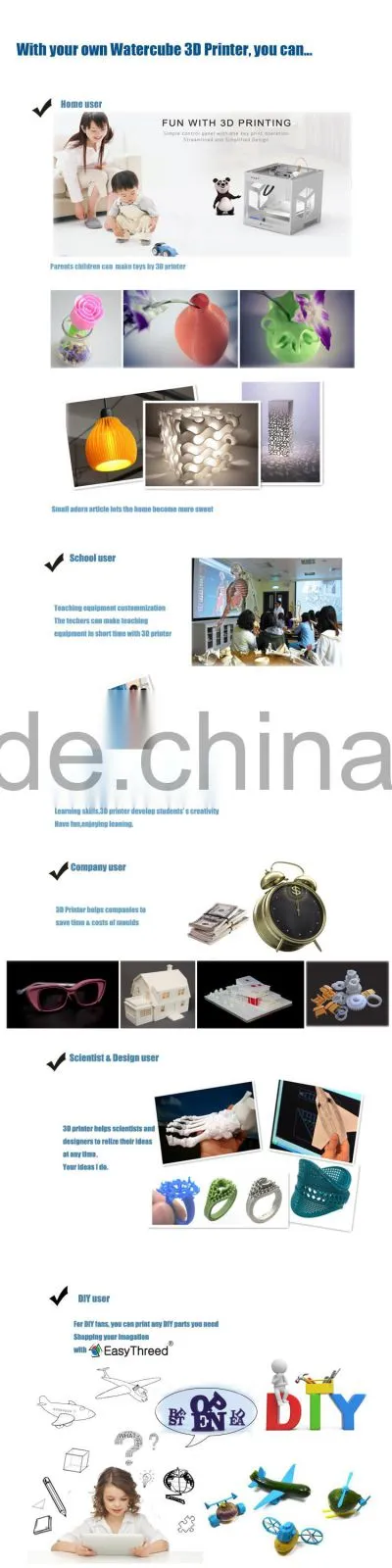 3D Printer Machine with great price for sale
