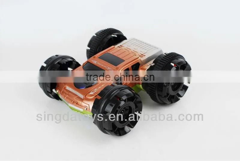 Nice tipping bucket can use tow sides rc stunt car