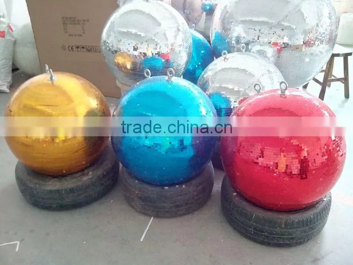 hanging rotating mirro giant inflatable disco ball giant christmas fiberglass balls
